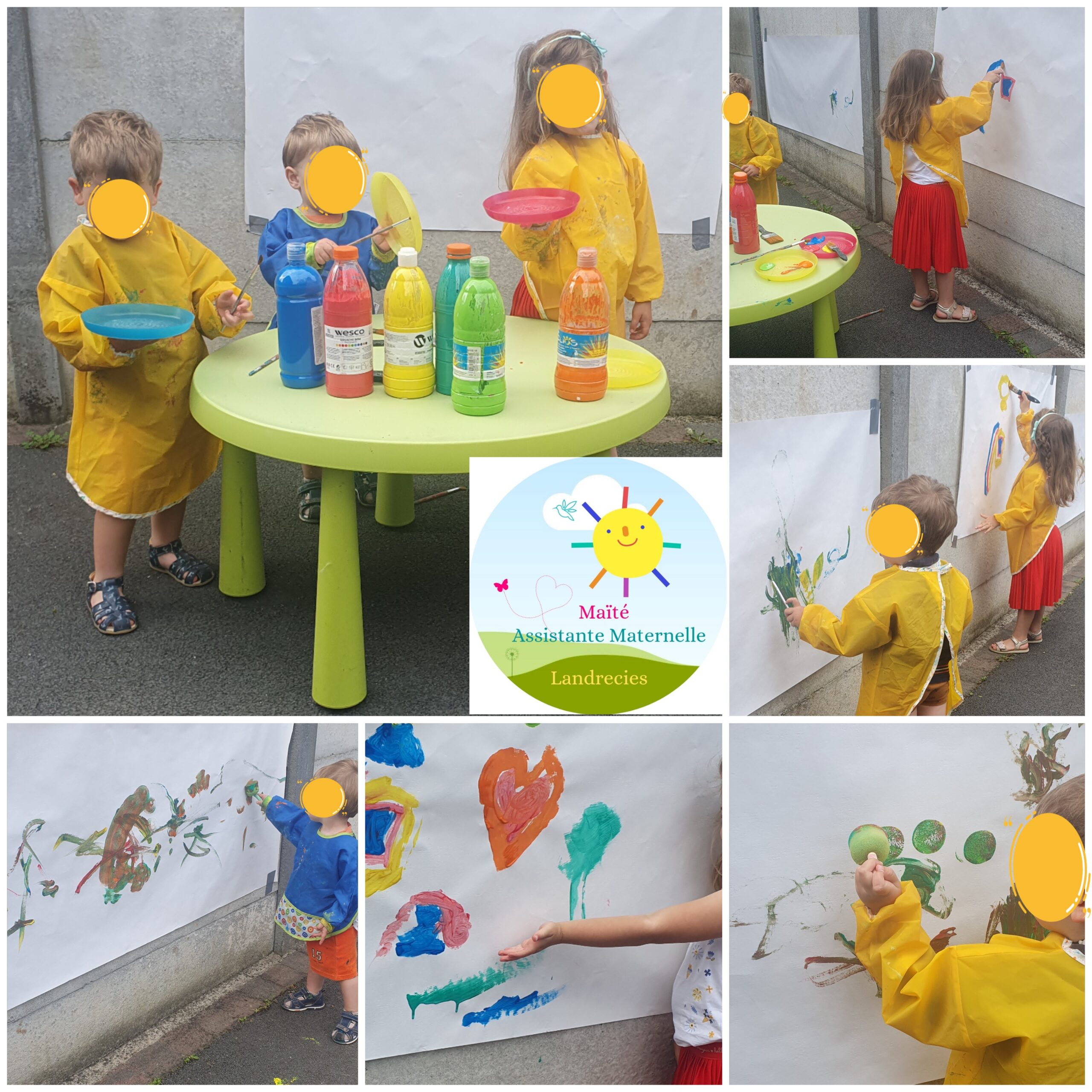 Peinture dehors.
